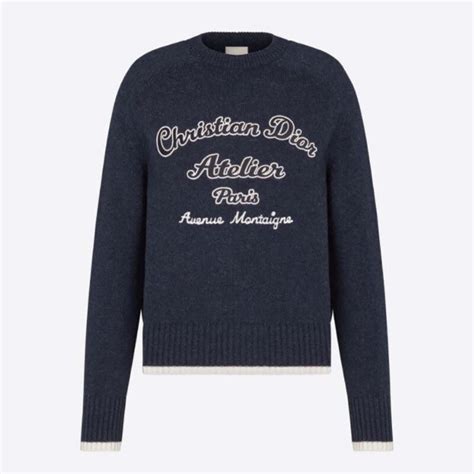 christian dior christmas sweater|christian dior atelier sweater.